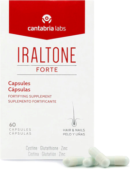 Suplement diety Cantabria Labs Iraltone Forte Hair and Nails Nutritional Concentrate 60 szt (8470001612335)