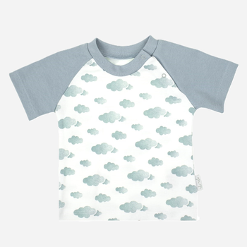 Дитяча футболка для хлопчика Nicol 205138 98 см Білий/Сірий (5905601015994)