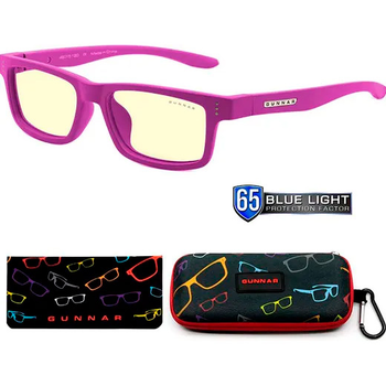 Компьютерные очки Gunnar Computer Eyewear Cruz Kids Small Magenta Amber Natural [101410]