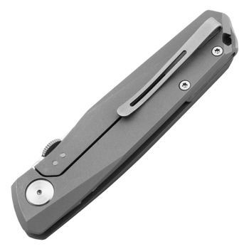 Нож складной Boker Plus Connector Titan (длина 177 мм, лезвие 75 мм), серый