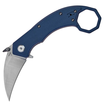Нож складной керамбит Boker Plus HEL Karambit (длина 170 мм, лезвие 61 мм), синий