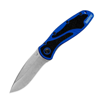 Нож складной Kershaw Blur blue (длина: 200 мм, лезвие: 86 мм), синий