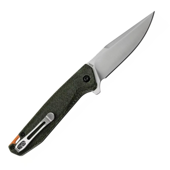 Нож складной Boker Magnum Border Forest (длина 199 мм, лезвие 86 мм), зеленый