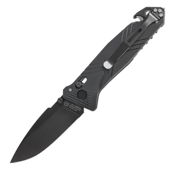 Нож складной TB Outdoor CAC Army Knife PA6 (длина 230 мм, лезвие 85 мм), черный