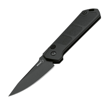 Нож автоматический Boker Plus Kihon Auto Black Blade (длина 195 мм, лезвие 80 мм, черное), черный
