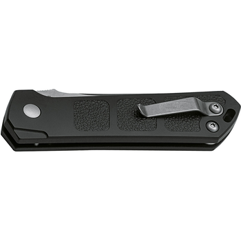 Ніж складаний Boker Kihon Auto Stonewash (довжина: 195мм, лезо: 80мм), чорний