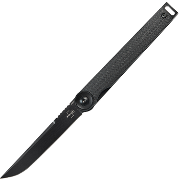 Нож складной Boker Plus Kaizen Black (длина: 180мм, лезвие: 75мм, черное), черный