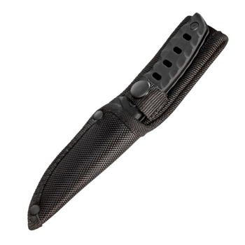 Ніж фіксований Boker Magnum Oblong Hole (довжина 177 мм, лезо 97 мм, чорне), чорний