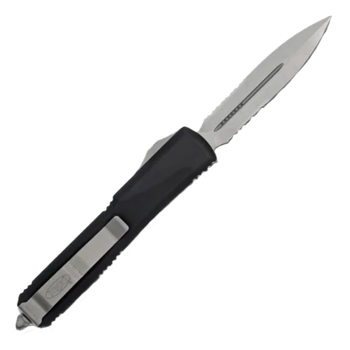 Нож автоматический Microtech Ultratech Double Edge полусеррейтор (длина: 212 мм, лезвие: 86 мм)