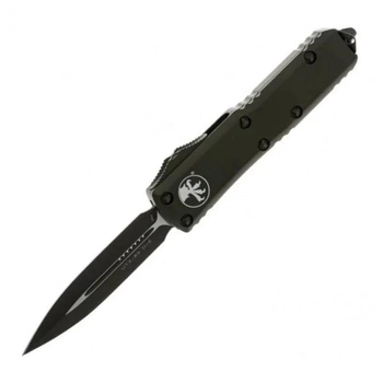 Нож автоматический Microtech UTX-85 Double Edge Cerakote OD Green (длина: 191 мм, лезвие: 79 мм)