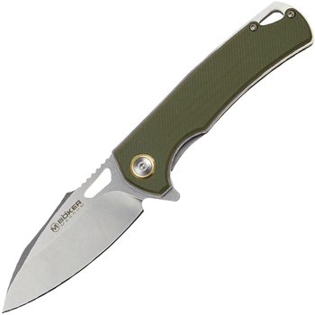 Нож складной Boker Magnum Skelsis (длина: 190мм, лезвие: 83мм), зеленый