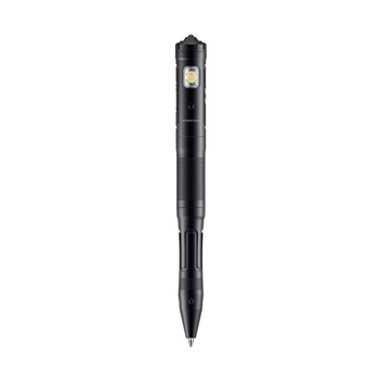 2в1 - ручка тактична з ліхтариком Fenix ​​T6, чорна