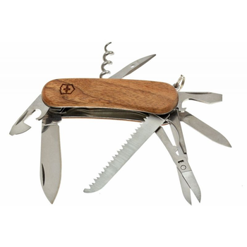 Складной швейцарский нож Victorinox Delemont EvoWood S17, 13 in 1 Vx23911.63