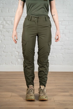 Женские армейские брюки рип-стоп с карманами летние tactical Олива (668) , 3XL