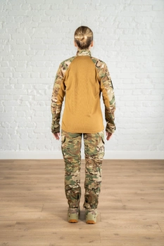 Армейская женская форма убакс и штаны с наколенниками CoolMax рип-стоп standart Мультикам Койот (633) , 2XL