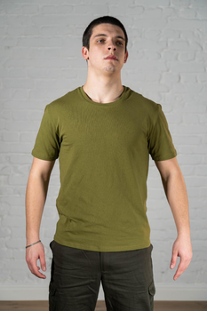 Військова футболка ХБ (бавовна) гіпоалергенна Олива (530) , L
