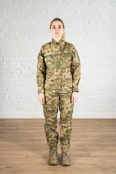 Жіноча тактична форма кітель зі штанами ріп-стоп standart Піксель (618) , XL