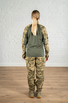 Женская военная форма убакс и штаны с карманами CoolMax рип-стоп standart Пиксель Олива (625) , 3XL