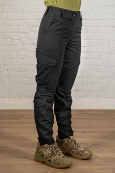 Жіночі військові штани ріп-стоп з кишенями літні tactical Чорні (669) , 2XL