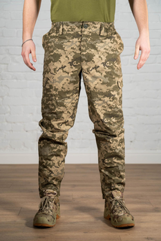 Военные штаны саржа дышащие с 4 карманами standart Пиксель (549) , L