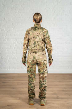 Тактическая женская форма убакс и штаны с наколенниками рип-стоп CoolMax standart Мультикам (632) , S