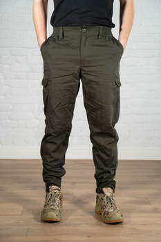 Армейские штаны саржа дышащие с 4 карманами standart Олива (550) , M