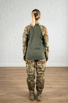 Військова жіноча форма убакс та штани з кишенями ріп-стоп CoolMax standart Мультикам Олива (622) , 3XL