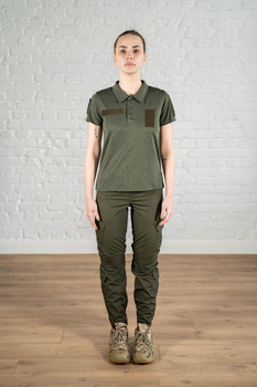 Женская форма тактическая поло и штаны рип-стоп CoolMax standart Олива (641) , 2XL