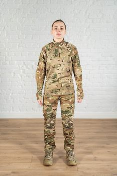 Тактична жіноча форма убакс та штани з наколінниками ріп-стоп CoolMax standart Мультикам (632) , M