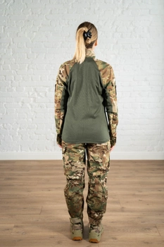 Военная женская форма убакс и штаны с карманами рип-стоп CoolMax standart Мультикам Олива (622) , XL