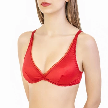 Бюстгальтер женский мягкая чашка из микрофибры Felisiya Lingerie Красный 2007-101а XL