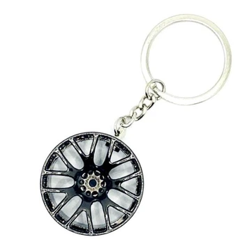 Брелок для ключей для автомобиля Колесо диск авто Wheel Графитовый