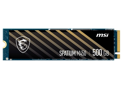 Накопитель SSD MSI 500GB Spatium M450 M.2 3D NAND TLC (S78-440K220-P83)