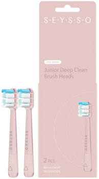Końcówki do elektrycznej szczoteczki do zębów Seysso Junior Deep Clean Pink (5904158113283)