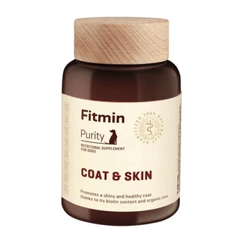 Пищевая добавка Fitmin Dog Purity для питания взрослых собак старше 7 лет, улучшение кожи и шерсти 160 г