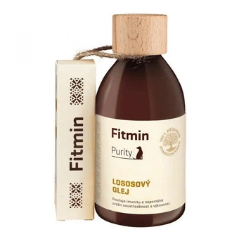 Лососевое масло Fitmin Dog Purity Salmon Oil для собак, поддержка иммунитета 300мл