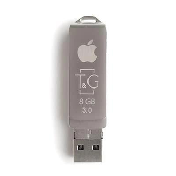 Флеш пам'ять 8Gb T&G 3.0 Metall 004 - Lightning+micro