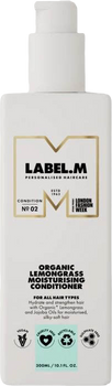 Odżywka do włosów Label.m Organic Lemongrass Moisturising nawilżająca z trawą cytrynową 300 ml (5056043216941)