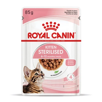 Влажный корм Royal Canin Kitten Sterilised Gravy для стерилизованных котят 85 г (арт 1071001)