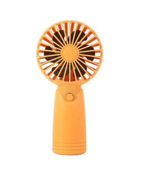 Вентилятор ручний акумуляторний Cute Electric Fan AP223 з USB-зарядкою Помаранчевий
