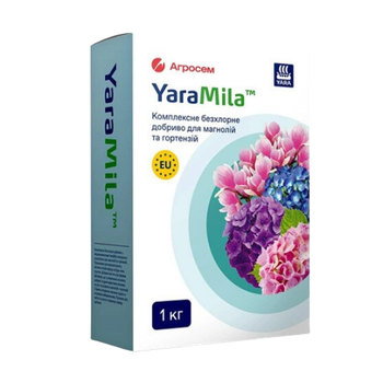 YaraMila комплексне безхлорне добриво для магнолії та гортензії (1 кг)