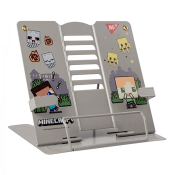 Підставка для книг з додатковими фіксаторами Yes Minecraft метал (470516)