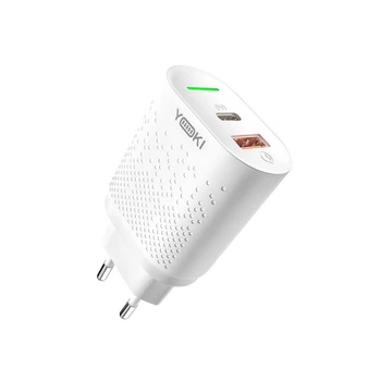 Зарядное устройство Yoki Led Series YK-20PD+QC 20W белое