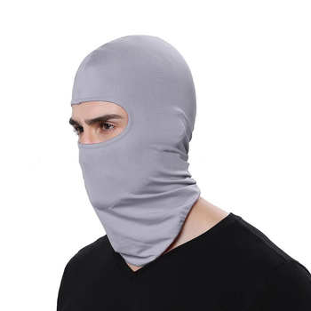 Вітрозахисна маска (балаклава) для особи і шиї Beanies Світло-сірий