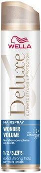 Лак для волосся Wella Deluxe Wondur Volume 4 Extra Strong Hold 250 мл (3614229701593)