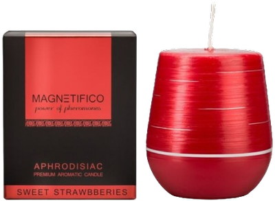 Свічка Maгnetifico Aphrodisiac Premium Aromatic ароматична полуниця 36 годин (8595630010298)