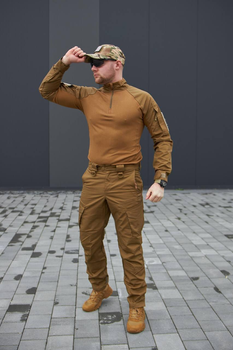Тактическая рубашка Ubacs (Убакс) MILITARY койот рипстоп CoolPass 52