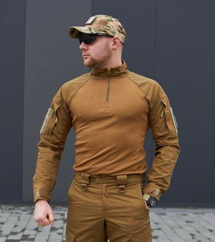 Тактическая рубашка Ubacs (Убакс) MILITARY койот рипстоп CoolPass 56