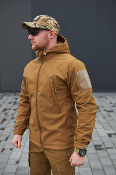 Військова тактична куртка Soft Shell MILITARY Койот XL