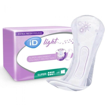 Жіночі урологічні прокладки ID Light Advanced Super 10 шт (5414874008508)